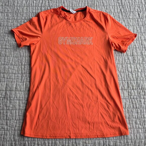 Gymshark Arrival Logo Tee - Orange - L - Picture 1 of 1